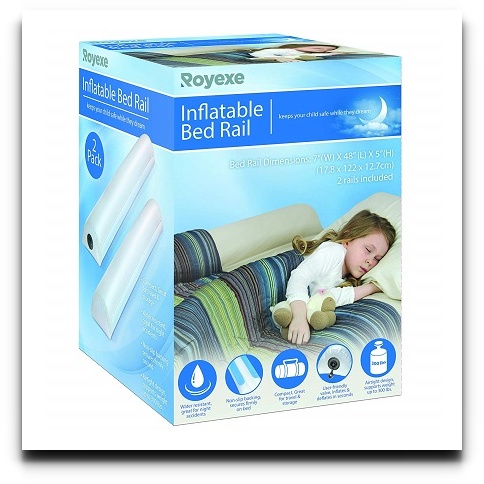 Inflatable Travel Bed Rails for Toddlers 1