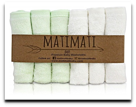 Matimati Baby Premium Baby Washcloths